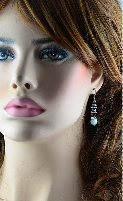 Amazonite Gemstone Earrings 52