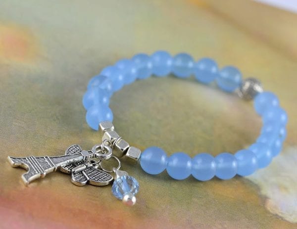 Blue Quartz Gemstone Bracelet