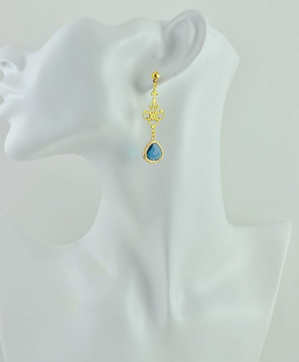 sapphire drop earrings australia