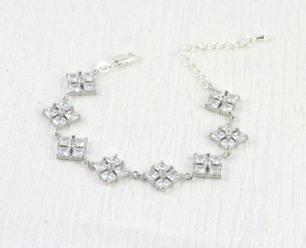 Bridal Cubic Zirconia Crystal Set - Bridal Earrings, Bridal Necklace, Crystal Jewellery Set 57