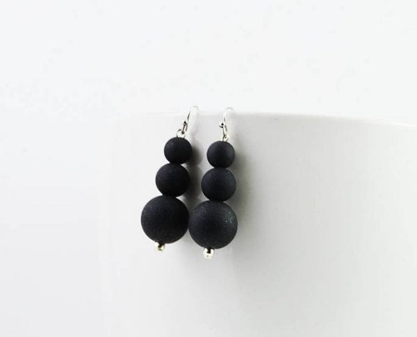 Gothic Style Black Earrings - Modern Long Earrings jewellery 3