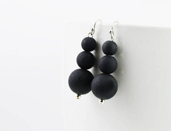 Gothic Style Black Earrings - Modern Long Earrings jewellery 5