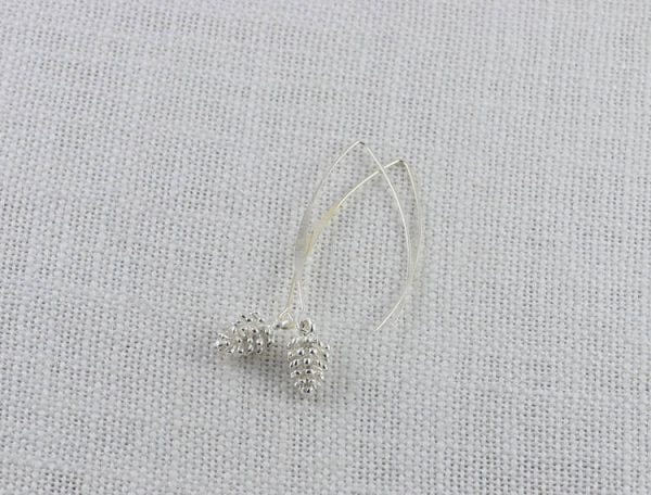 Dainty Silver Earrings - Bridesmaids, Dangle, Simple 3