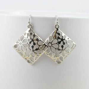 silver filigree earrings