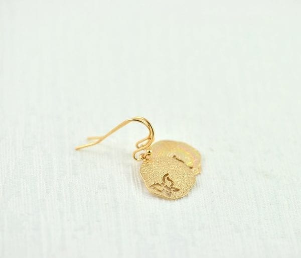 Simple Gold Butterfly Cutout Earrings 4