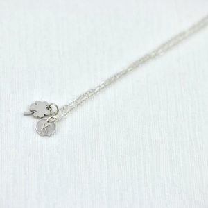 Silver Clover Dainty Necklace