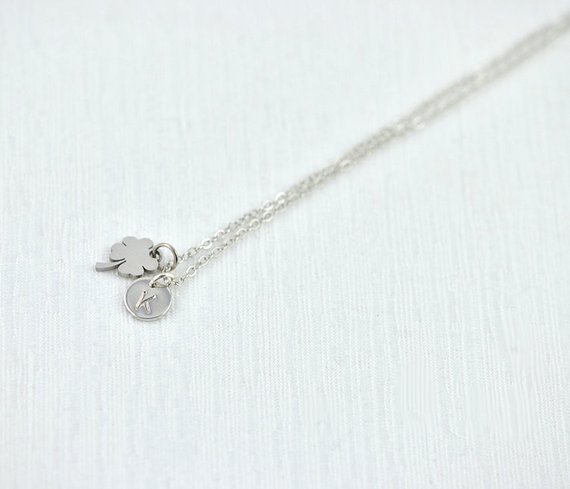 Silver Clover Dainty Necklace