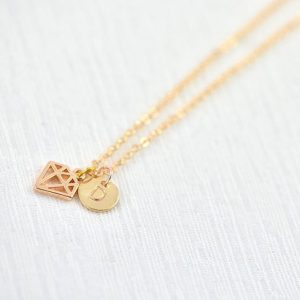 Rose Gold Personalised Necklace