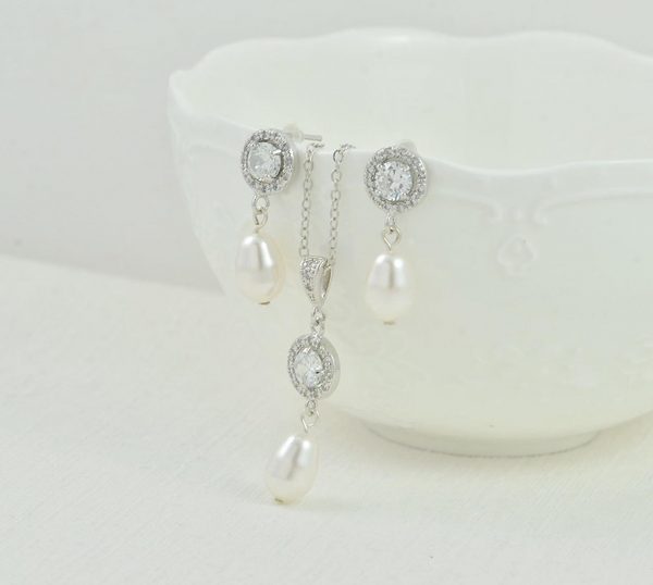silver bridal jewellery set