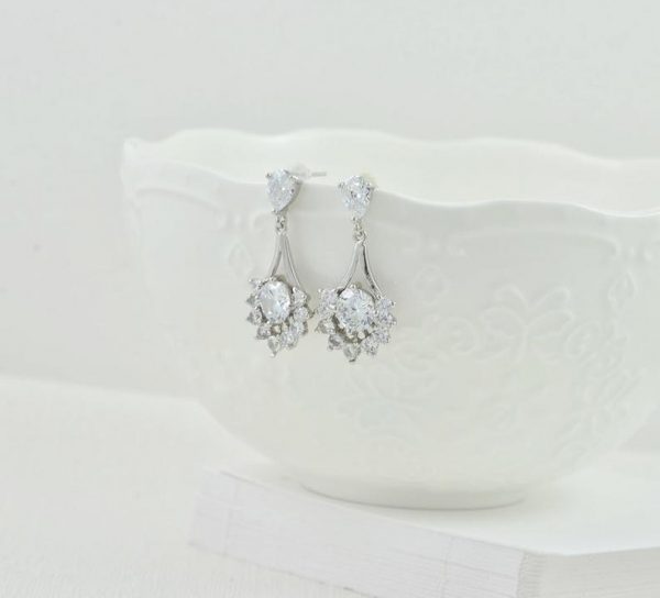 Bridesmaids Crystal Jewellery Set - Cubic Zirconia, Bridal Jewellery Set