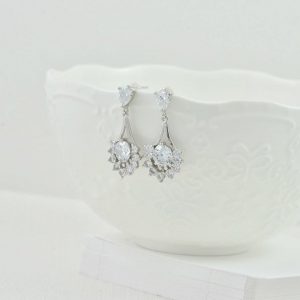 Crystal Bridesmaids Jewellery Set - Cubic Zirconia, Bridal