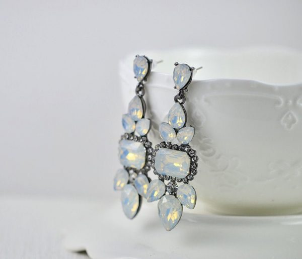 Jet Black Antique Silver Bridal Jewellery - Image 9
