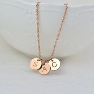 Customised Initials Necklaces