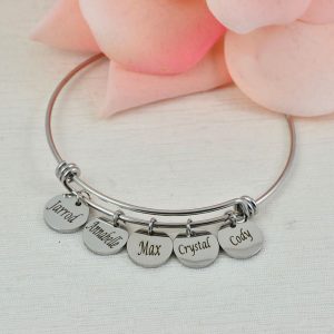 Buy Personalised Bracelets for Her  Personalized Girlfriend Bracelet   Zestpics