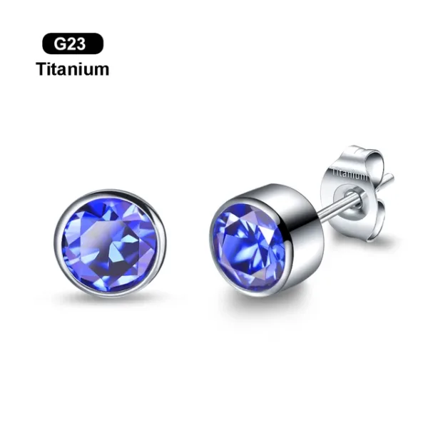 Sterling Silver Opal Earring Studs