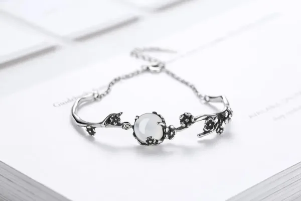 A gorgeous sterling silver moonlight bracelet