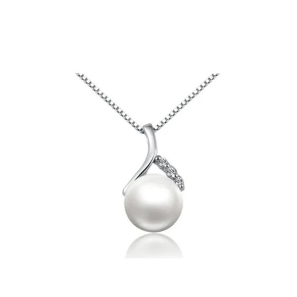 Silver Freshwater Pearl Necklace
