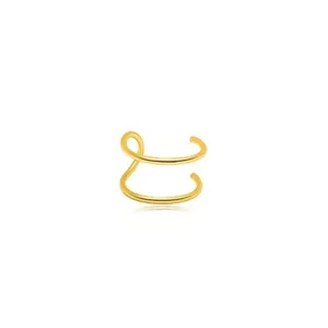Gorgeous Sterling Silver Ear Clip on twisted Cuff