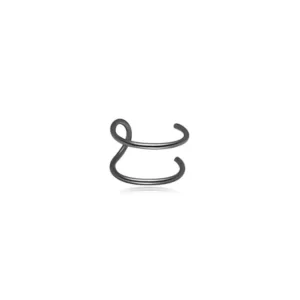 Gorgeous Sterling Silver Ear Clip on twisted Cuff