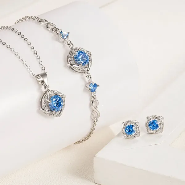 Trendy Sterling Silver Jewellery Set: Timeless Sophistication for Every Occasion - Image 5